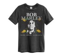 Amplified Camiseta Nine Mile Bob Marley para Adultos Unisex (GD679)