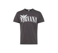 AMPLIFIED Camiseta 'NIRVANA IN UTERO' gris oscuro / blanco S gris oscuro / blanco