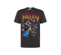 AMPLIFIED Camiseta 'NIRVANA LIVE IN NEW YORK' gris oscuro / mezcla de colores L gris oscuro / mezcla de colores