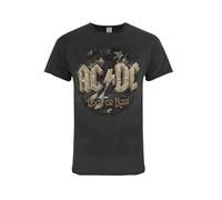 Amplified Camiseta oficial de AC/DC modelo Rock or Bust para hombre (NS5042)