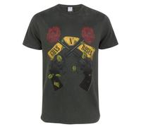Amplified Camiseta oficial Guns N Roses modelo Pistols para hombre (NS4475)