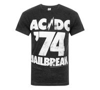Amplified Camiseta oficial modelo AC/DC Jailbreak para hombre (NS4750)