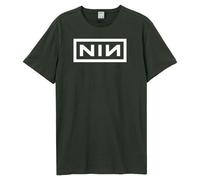 Amplified Camiseta One Colour Diseño NIN para Adultos Unisex (GD4075)