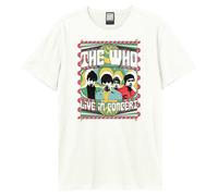 Amplified Camiseta Paisley Live In Concert The Who para Adultos Unisex (GD3312)