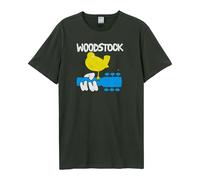 Amplified Camiseta Peace and Love Woodstock para Adultos Unisex (GD1583)