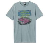 Amplified - Camiseta Pink Cadi Bruce Springsteen para Adultos Unisex