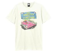Amplified Camiseta Pink Cadi Bruce Springsteen para Adultos Unisex (GD1812)