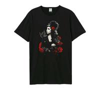 Amplified Camiseta Poses With Roses Diseño Amy Winehouse para Adultos (GD4113)