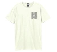 Amplified - Camiseta Pulsar Black Wave para hombre/mujer unisex, beige, M