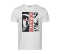 Amplified Camiseta Punk Poster Diseño The Rolling Stones para Adultos (GD4237)