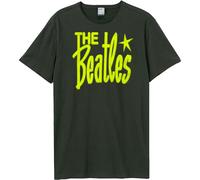 Amplified - Camiseta Retro Logo The Beatles para Adultos Unisex
