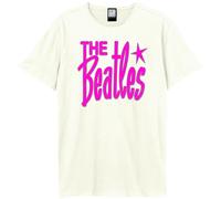 Amplified Camiseta Retro Logo The Beatles para Adultos Unisex (GD2234)