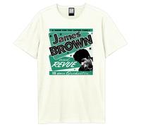 Amplified Camiseta Retro Revue Diseño James Brown para Adultos Unisex (GD3011)