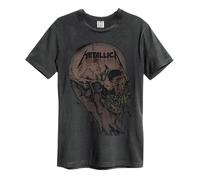 Amplified - Camiseta Sad But True Metallica para Adultos Unisex (XL) (Carbón)