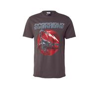 AMPLIFIED Camiseta 'SCORPIONS TAIL' color barro / gris basalto / rojo sangre / blanco M color barro / gris basalto / rojo sangre / blanco