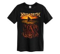 Amplified Camiseta Shark Nukes Megadeth para Adultos Unisex (GD3663)