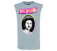Amplified Camiseta Sin Mangas God Save The Queen Sex Pistols Sin (GD1849)