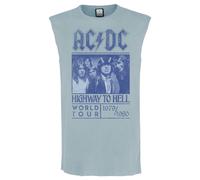 Amplified Camiseta Sin Mangas Highway To Hell AC/DC para Adultos (GD1842)