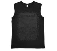 Amplified Camiseta sin Mangas Metallica The Black Album para Hombre (NS5194)