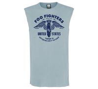 Amplified Camiseta Sin Mangas One By One Foo Fighters Sin Mangas para (GD1804)