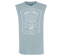 Amplified Camiseta Sin Mangas Paradise City Guns N Roses para Hombre (GD1801)