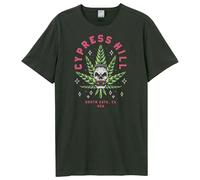 Amplified Camiseta Skull Leaf Cypress Hill para Adultos Unisex (GD2938)