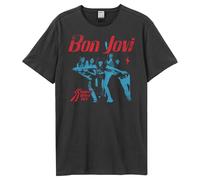 Amplified - Camiseta Slippery When Wet Bon Jovi para Adultos Unisex