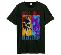 Amplified Camiseta Spliced Illusion Guns N Roses para Adultos Unisex (GD3450)