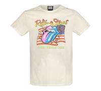 Amplified Camiseta Steel Wheels The Rolling Stones para Adultos Unisex (GD448)