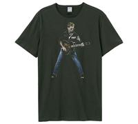 Amplified Camiseta Stripped Back George Michael para Adultos Unisex (GD1604)