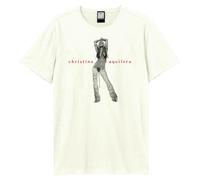 Amplified Camiseta Stripped Christina Aguilera para Adultos Unisex (GD1806)