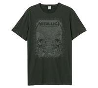 Amplified - Camiseta The Black Album Metallica para Adultos Unisex
