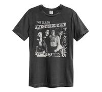 Amplified Camiseta The Clash Tour Poster para Adultos Unisex (GD323)