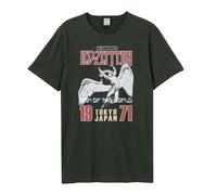 Amplified Camiseta Tokyo 71 Led Zeppelin para Adultos Unisex (GD773)