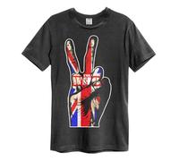Amplified Camiseta Union Jack Hand The Who para Adultos Unisex (GD636)