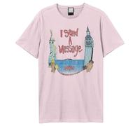 Amplified - Camiseta unisex con mensaje «I Send A Message», Rosa., XXL