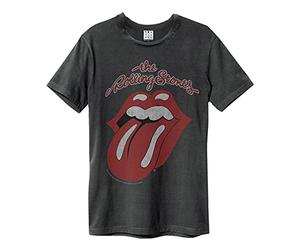 Amplified Camiseta unisex de The Rolling Stones, gris, L