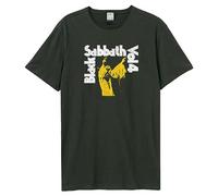 Amplified Camiseta unisex para adulto Vol 4 Black Sabbath, Carbón, M
