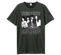 Amplified Camiseta unisex para adultos Jailbreak Tour Thin Lizzy