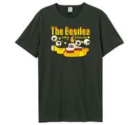 Amplified Camiseta unisex - The Beatles Yellow Submarine Bubbles, charcoal, S