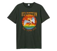 Amplified Camiseta US Tour 1975 Led Zeppelin para Adultos Unisex (GD1603)