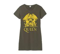 Amplified Camiseta Vestido Line Art Crest Reina para Mujer (GD868)