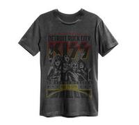 Amplified Camiseta Vintage Poster Kiss para Adultos Unisex (GD937)