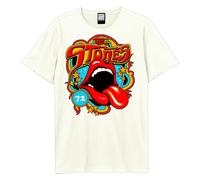 Amplified Camiseta Vintage Tongue 77 The Rolling Stones para Adultos (GD2655)