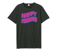 Amplified Camiseta Wave Logo Diseño Happy Mondays para Adultos Unisex (GD4134)