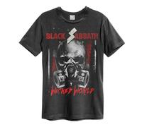 Amplified Camiseta Wicked World Black Sabbath para Adultos Unisex (GD1518)