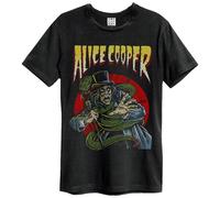 Amplified Camiseta With Snake Alice Cooper para Adultos Unisex (GD3925)