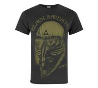 Amplified Clothing Black Sabbath Hombres Pequeño Camiseta de manga corta