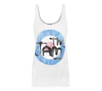 Amplified Clothing Blanco The Jam Logo Chaleco Mujeres