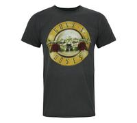 Amplified Clothing Gris Guns N Roses Camiseta de manga corta Hombres